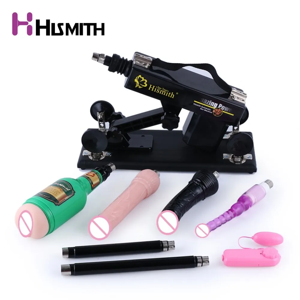 108.11US $ 32% OFF|HISMITH Multi Speed Sex Machine Gun with 7 different att...