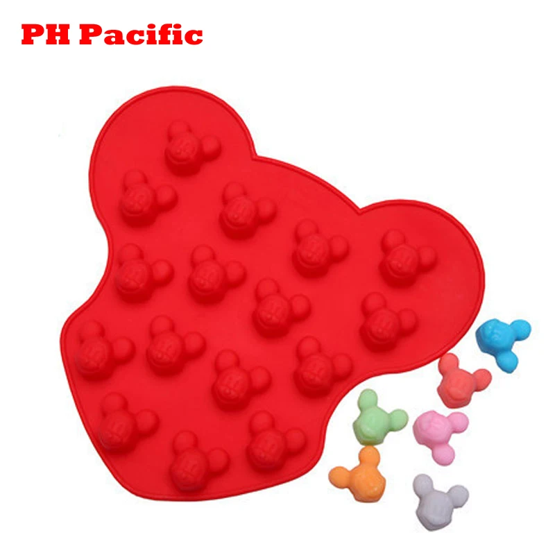

16 Holes Lovely Mouse Chocolate Mold Silicone Cake Mold Ice Cube Tray Mini Chocolate Baking Cake Tools Baking Decoration Tools