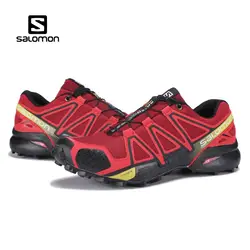 Salomon speed Cross 4 CS мужские беговые кроссовки Беговые Спортивные кроссовки Горячая Распродажа красные спортивные уличные кроссовки Salomon