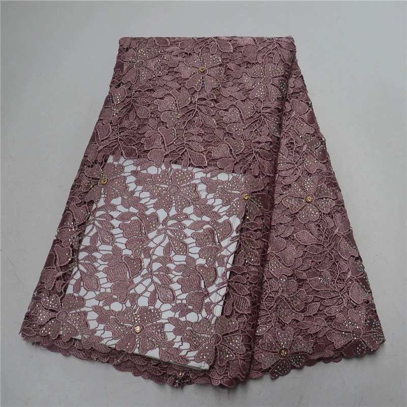 Latest Hot-selling Guipure Lace Excellent African Swiss Cord Lace fabric.