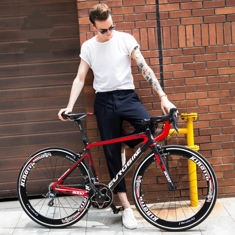 New Brand Road Bike Carbon Fibre Frame 16/18/20/22 Speed 700CC Wheel Racing Cycling Bicycle Outdoor Sports Bicicleta