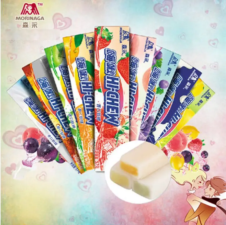 513g HI-CHEW Soft sweets candy Food 9 fruit flavor gift for children 57g*9 pcs snacks |