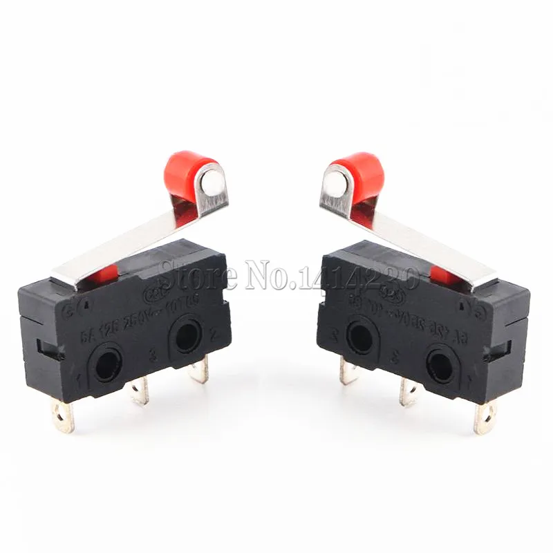 Hot Chic 10PCS Tact Switch KW11-3Z 5A 250V Microswitch 3PIN Buckle UK 
