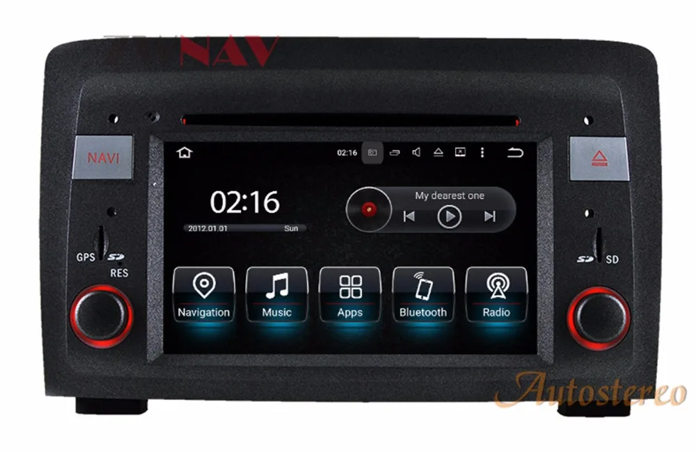 

Android 8.0 Car DVD Player GPS Navigation Radio Screen Stereo For Fiat Idea 2003 2004 2005 2006 2007 for Lancia Musa 2004-2008