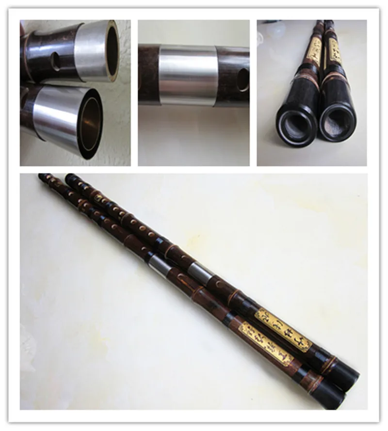 Китайский bitter bamboo flute tranversal с открытым отверстием белая медная вилка