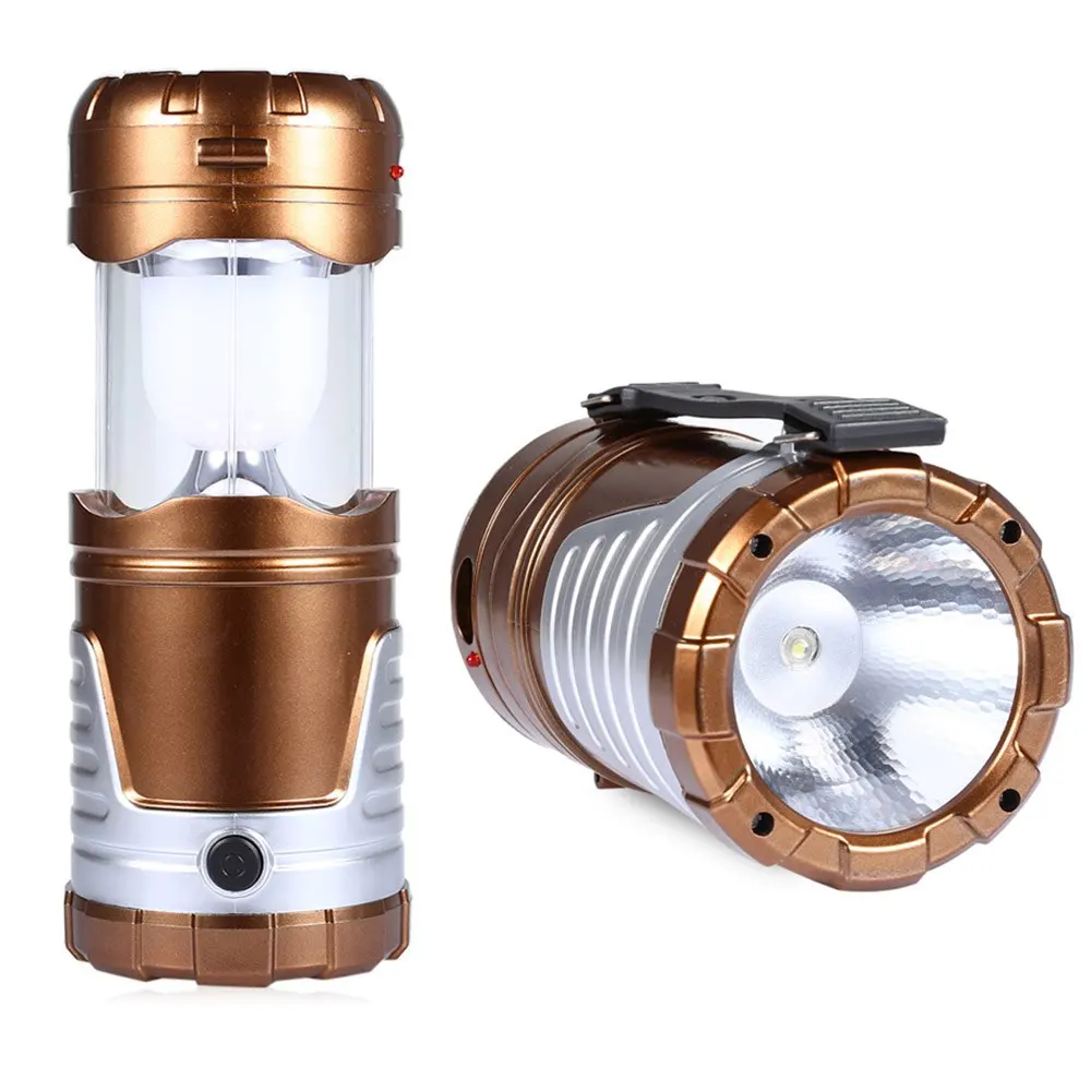 Ultra Bright Portable Led Solar Camping Lamp Rechargeable Waterproof Ultra Bright Portable Led Solar Camping Lamp Rechargeable Waterproof Outdoor Tent Retractable Usb Lantern Light For Hiking In Lanterns From