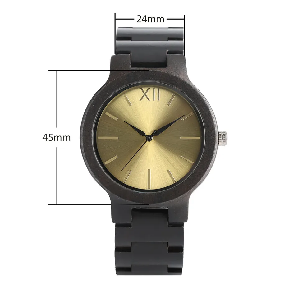 Full wooden classic watch men21