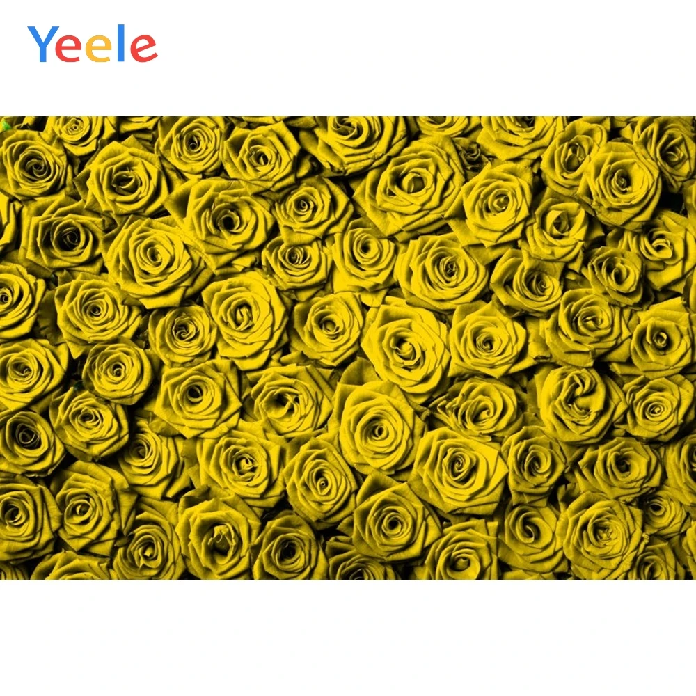 

Yeele Blossoming Rose Wedding Wall Party Personalized Flowers Photography Backdrops Photographic Backgrounds For Photos Studio