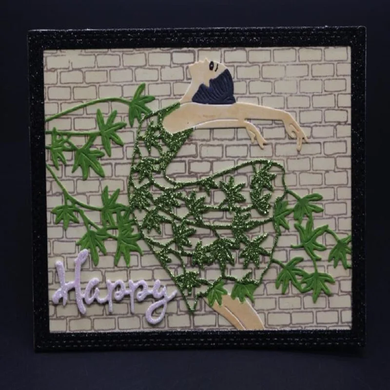 

FeLicearts dancing girl metal cutting dies for scrapbooking DIY albulm photo decorative card making craft stamps and dies cut