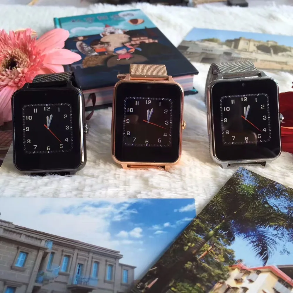 

Z60 Smart Watch Blue Smartwatch Android Phone Call Relogio 2G GSM SIM TF Card Camera Bidirectional anti-lost for iPhone HUAWEI