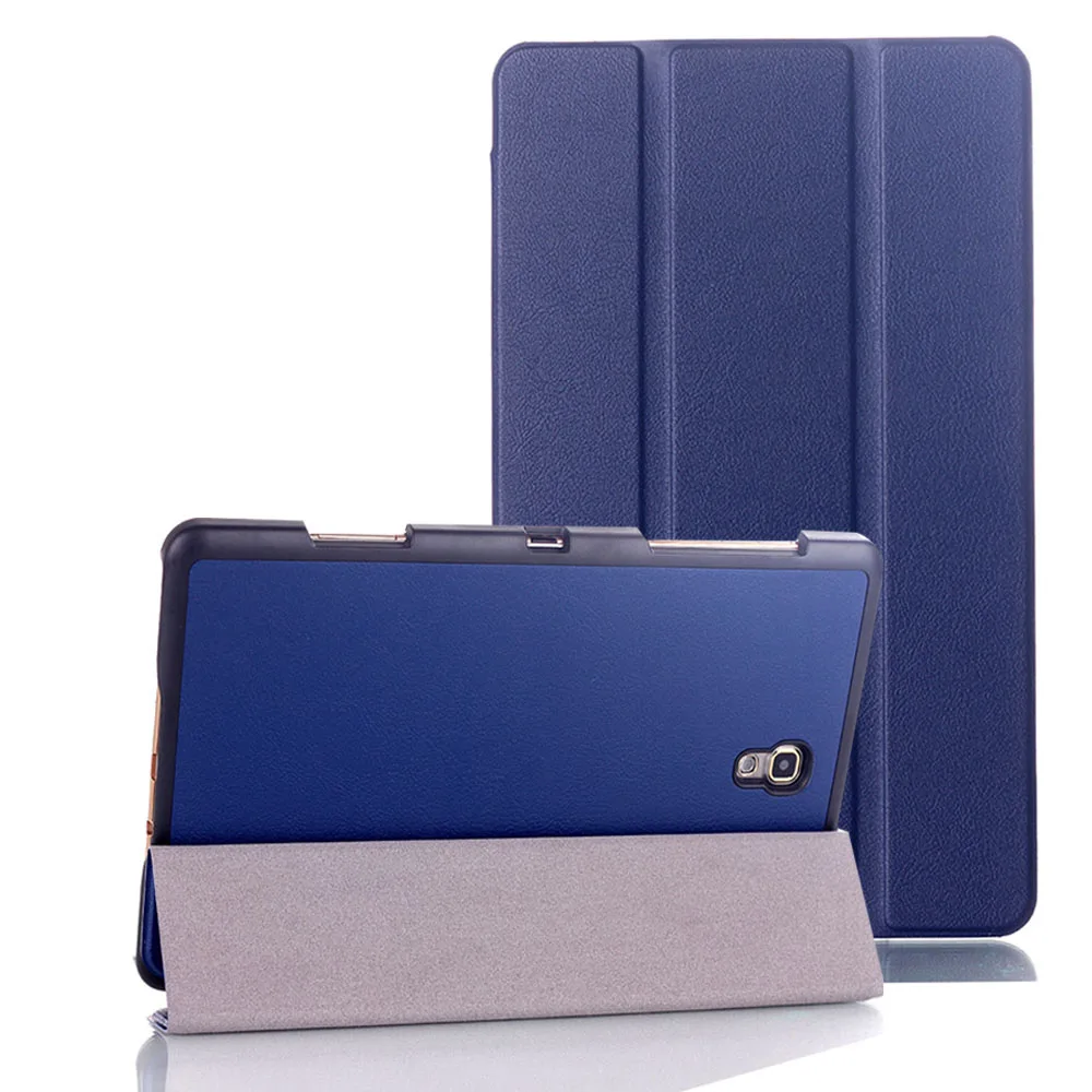 

For Samsung Galaxy Tab S 8.4 Case PU Leather Auto Sleep Wake Up Magnet Cover for Samsung Tab S 8.4 SM-T700 T705 Case+Stylus Pen