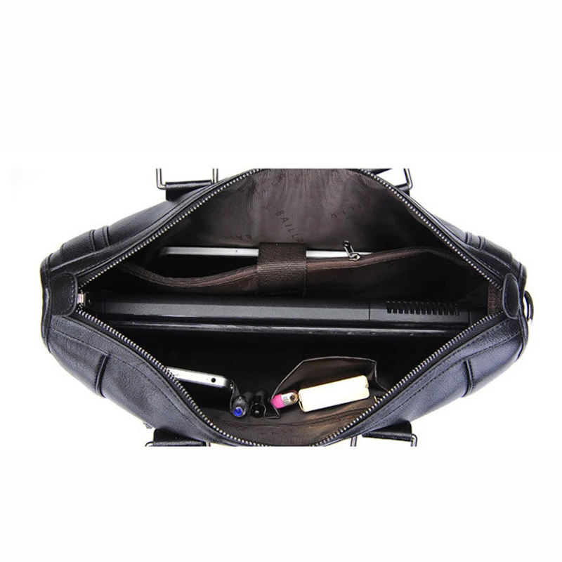  LEINASEN Brand High Capacity Men briefcase Business Messenger Handbags Men Bags Laptop Handbag Bag 