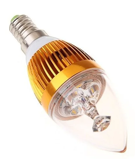 

HIGH POWER! 3x3W/9W E14 LED Candle light 35mil 800lm AC85-265V Warm White / Cool White CE&ROHS Free shipping/hongkong Post