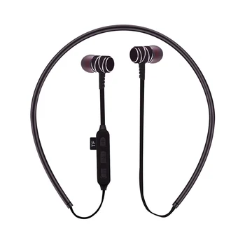 

BGreen Bluetooth Sports Headset Wireless Sport Earphone With Microphone Magnet Attractive Earbuds Support Micro SD TF Card
