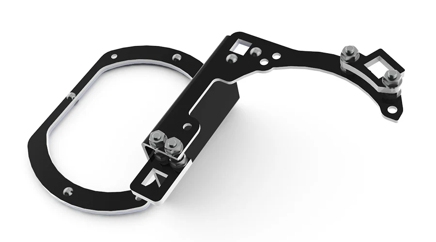 TAOCHIS-Car-Styling-transition-frame-adapter-Hella-3R-G5-Projector-lens-retrofit-Bracket-for-SUBARU-TRIBECA (2)