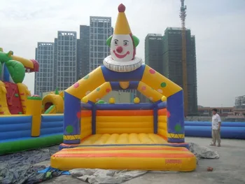 

4x3m inflatable cartoon clown bouncy jumper