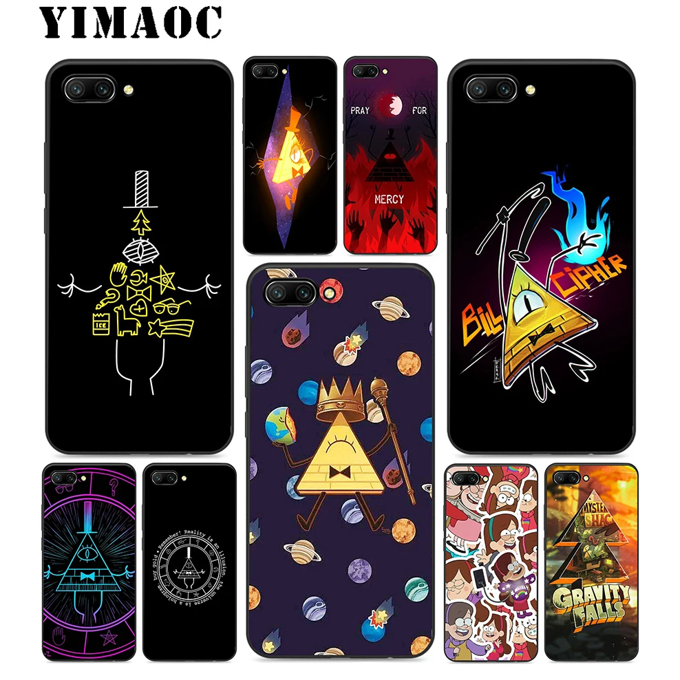 

YIMAOC Gravity Falls Cartoon Soft Silicone Case For Huawei Honor Mate 10 P20 P10 P9 P8 P Smart Y6 6A 7A 7X 7C Lite Pro 2017 2018