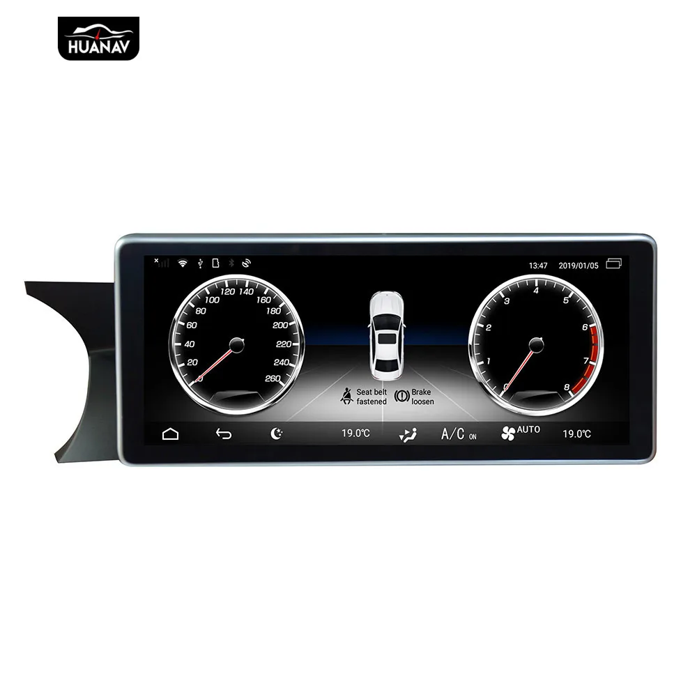 Автомобильный DVD-плеер на Android 9 10 25 дюйма GPS-навигация для Mercedes-Benz C W204 2011-2014