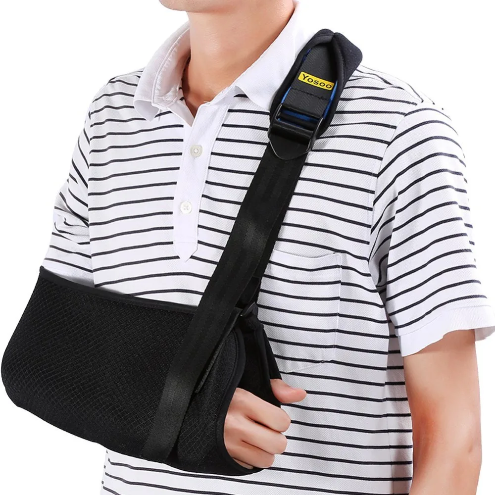 Yosoo Arm Sling-вывих плеча слинг для сломанной руки иммобилайзер запястья локоть поддержка универсальный плечевой брекет усиленный