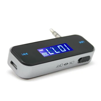 

Car Wireless 3.5mm In-Car Handsfree Car Kit Music Radio MP3 FM Transmitter For iPhone 4 4S 5S 6 Plus Galaxy S4 S5 Note 4