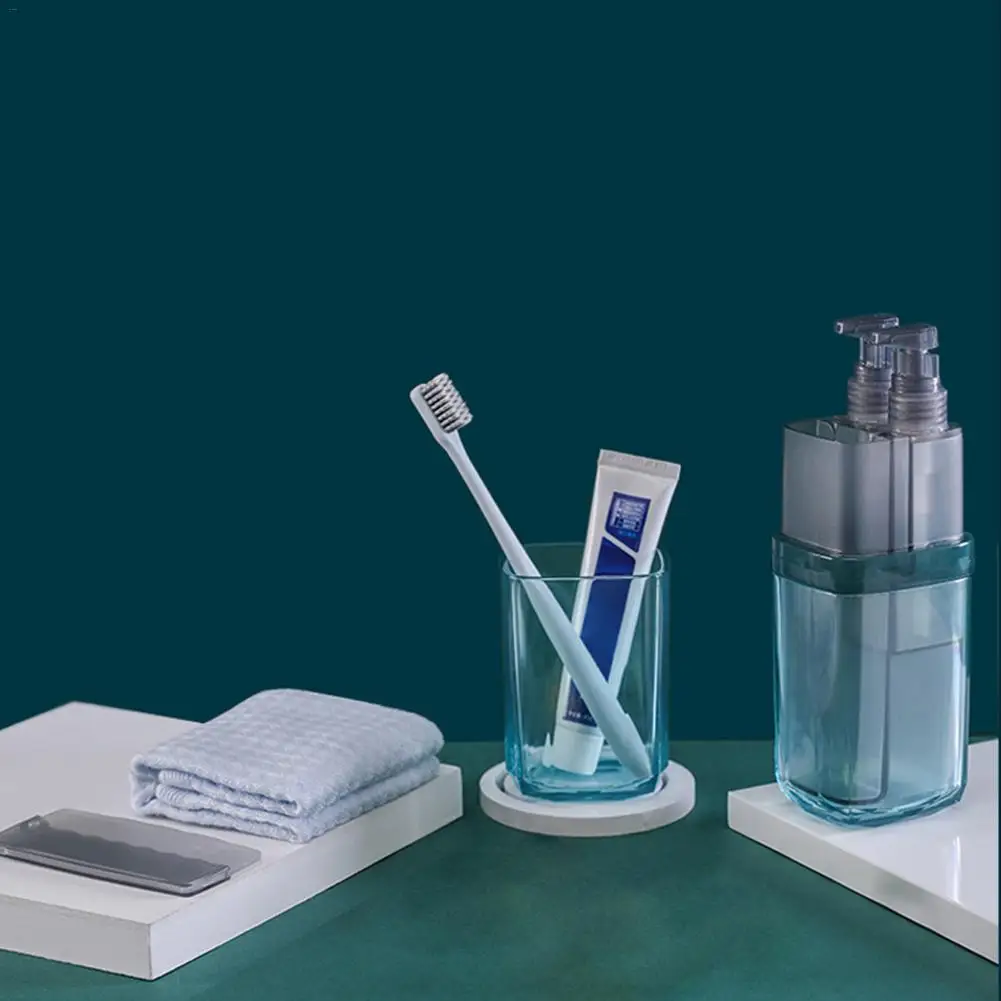 Ванная комната очки чашки полоскание мытья зубная щетка держатель PP Портативный Путешествия бизнес диспенсер для жидкого мыла наборы