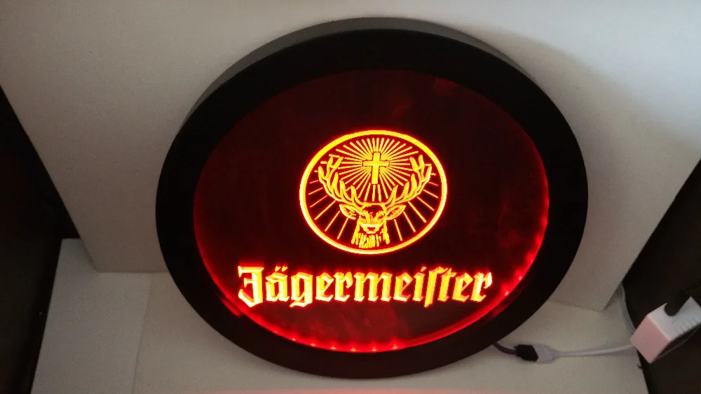 B182 Jagermeister голова оленя RGB светодиодный многоцветный беспроводной контроль пиво