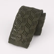 Mantieqingway Мужская рубашка трикотажные шеи галстуки для мужчин трикотажный жаккард из Полиэстера Галстук повседневный деловой мужской вязаный галстук