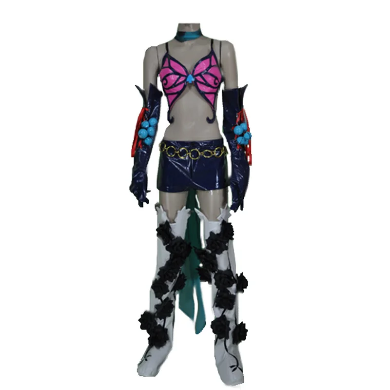 

Tekken 6 ZAFINA Cosplay Costume with shoe covers and hair accessory