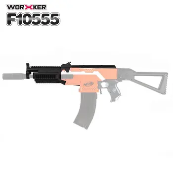 

WORKER 3D Printing Modularization NO.105 AK Series Long Type Modified Barrel Kit Gun Toys Suitable for Nerf Stryfe Toys(Type A)