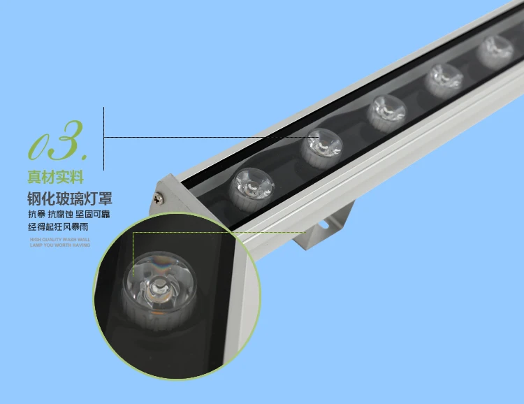 Светодиодный настенный светильник мощностью 18W24W36W, водонепроницаемый уличный светильник, цветные светильники FG195