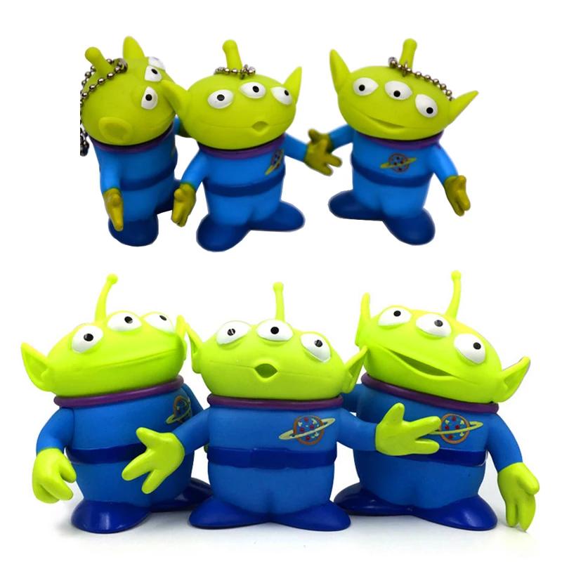 

Big/Small Size Toy Story Model Aliens Figure Keychain Alien Figures Action Figure Doll Anime Brinquedos Kids Toys For Children