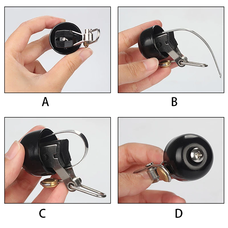 Alarm Bicycle Bell Horn Tool Attachment Part Cycling Bike Ring Warning Accessory Quick release Copper