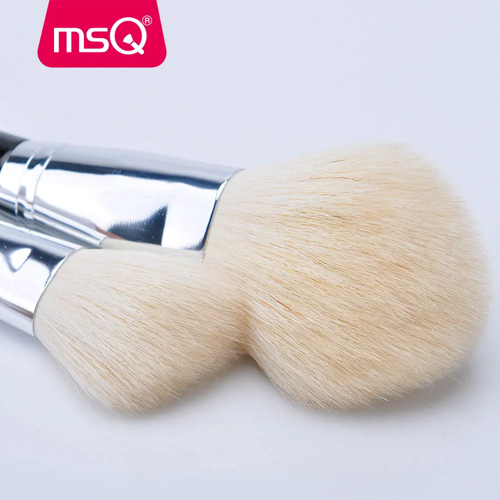 2pcs Big Goat Hair Powder Makeup Brushes Blusher Contour Make Up Brush Set makeup brush set makeup brush