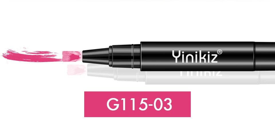 Yinikiz новейшая термо меняющая цвета гелевая Лаковая ручка 8 цветов УФ лак для ногтей Хамелеон меняющаяся Лаковая ручка