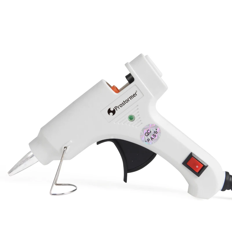 Prostormer 20W EU Plug Hot Glue Gun Professional High Temp Heater Repair Heat tool Industrial Mini Guns Temperature Tool Prostormer 20W EU Plug Hot Glue Gun Professional High Temp Heater Repair Heat tool Industrial Mini Guns Temperature Tool
