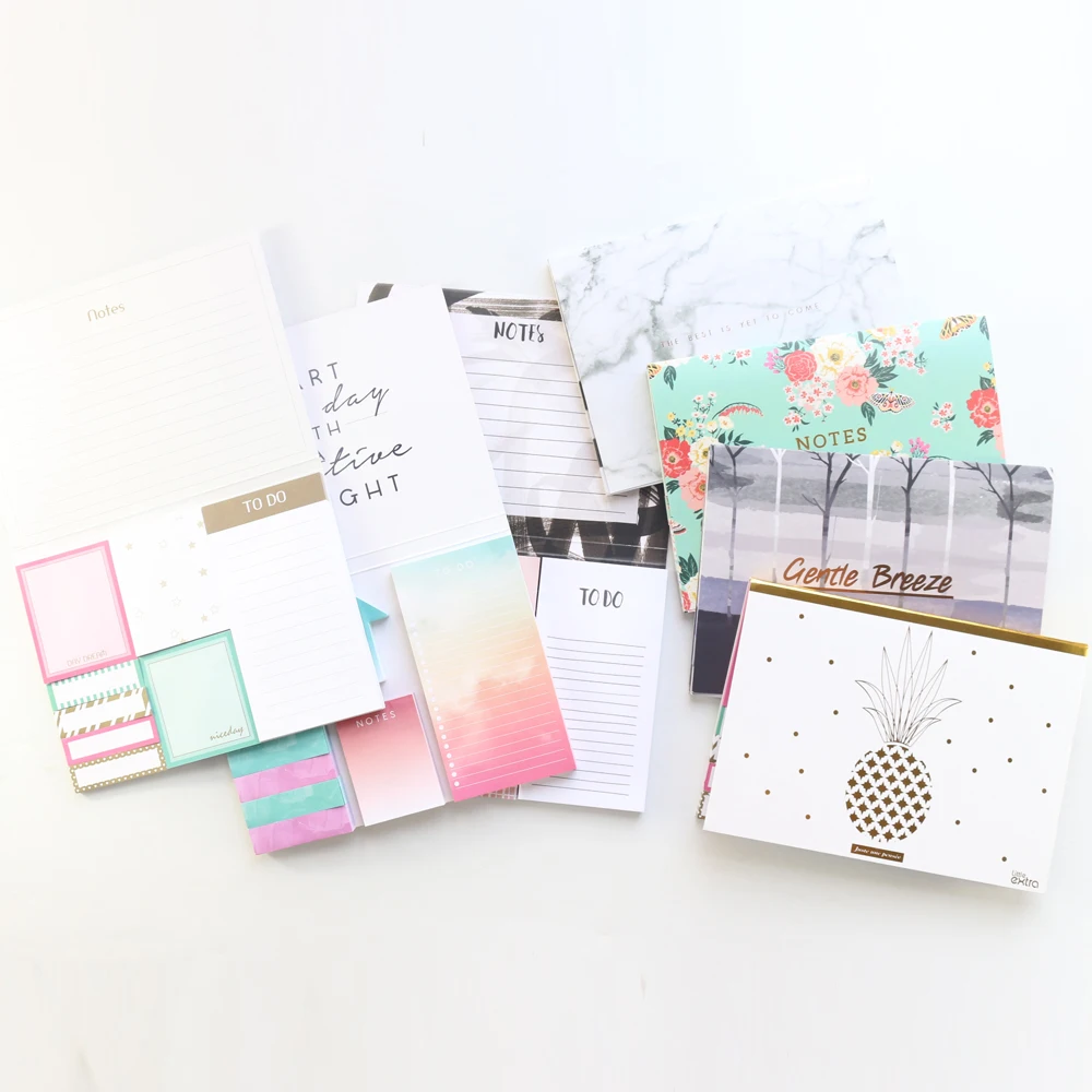 

Domikee new cute creative office school self-sticky writing notes stationery,fine index label memo pad for diary notebooks
