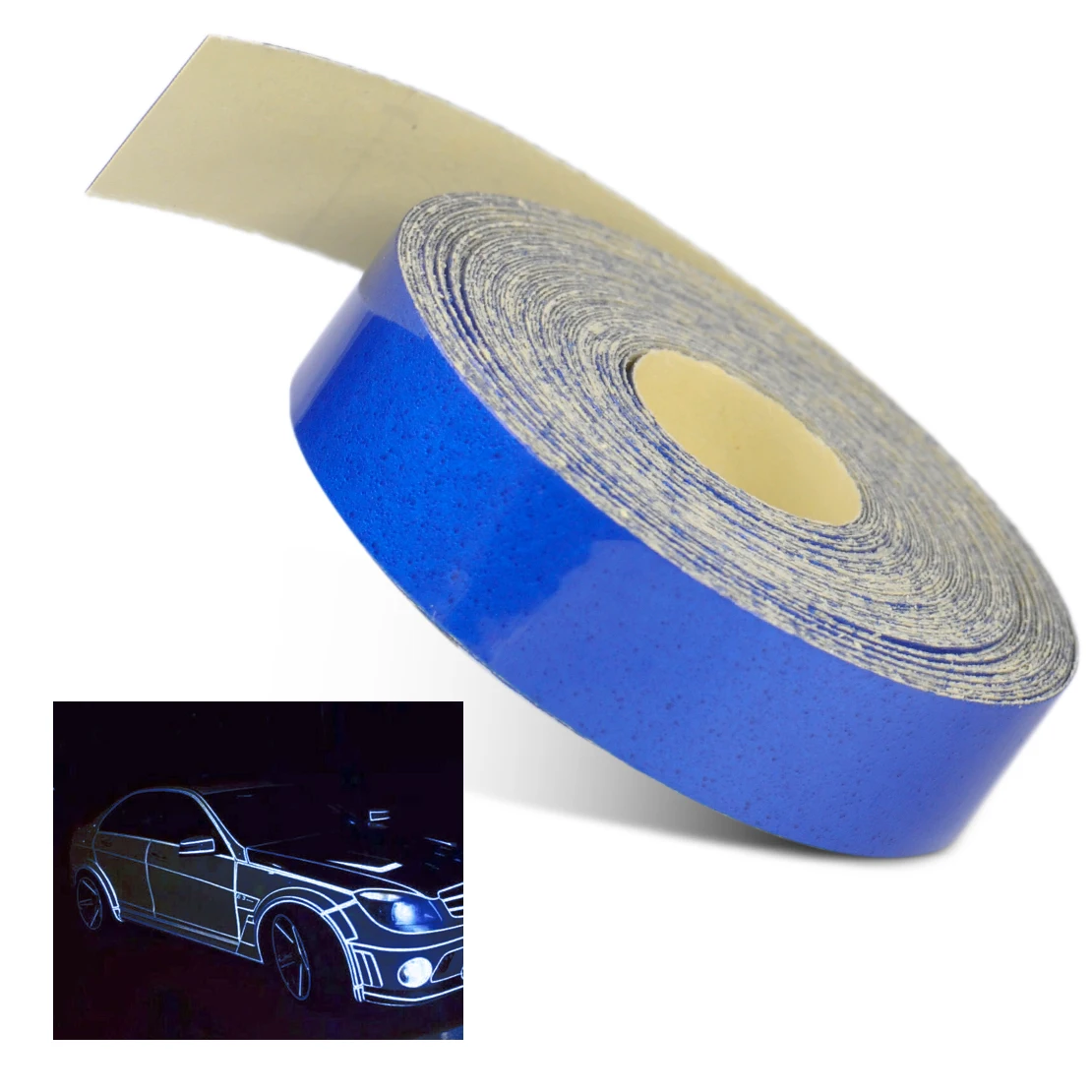 

CITALL 5M x 1cm Car Trucks Motorcycle Body DIY Reflective Strip Sticker Tape Self Adhesive Decal for Ford Audi A4 VW Kia Nissan