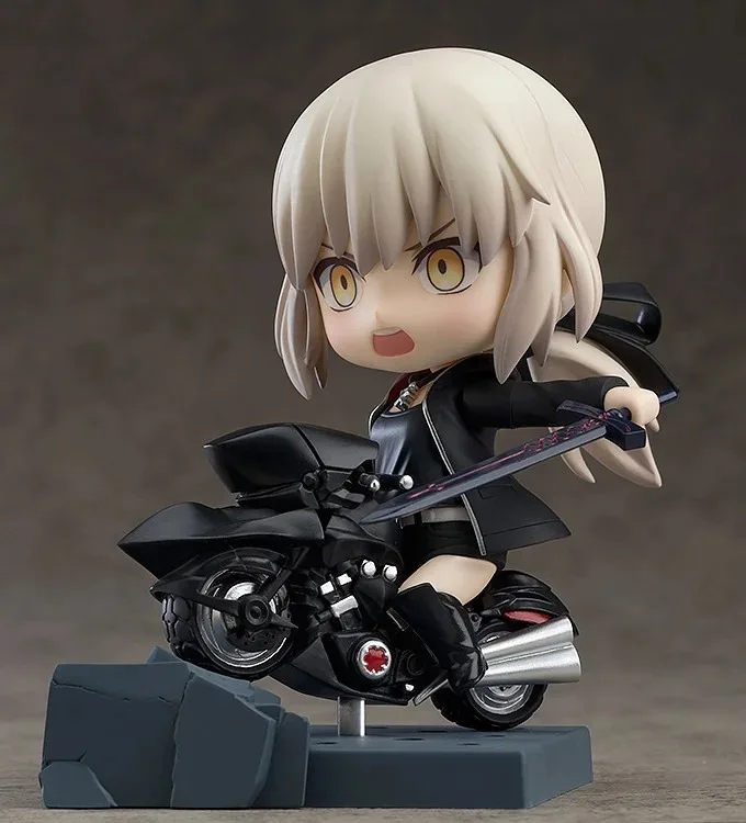 【手办】GSC《Fate/Grand Order》Saber Alter 黑呆 新宿ver粘土人开定 模玩萌物 |趣动漫 【手办】GSC《Fate/Grand Order》Saber Alter 黑呆 新宿ver粘土人开定- 趣动漫