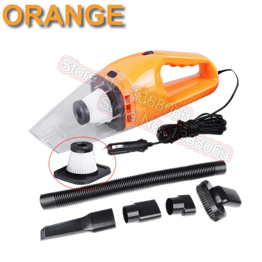 (Sent from Russia)  Hot Selling DC 12V Car Vacuum Cleaner  Wet and Dry Dual Use 120W Super Suction Hand Vacuum Cleaner for Car