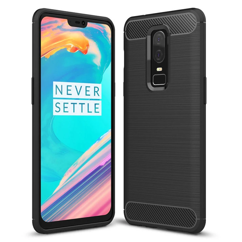 

For OnePlus 6T Case Shock Proof Soft TPU Silicone Back Cover Cases For Oneplus 6 One Plus 6