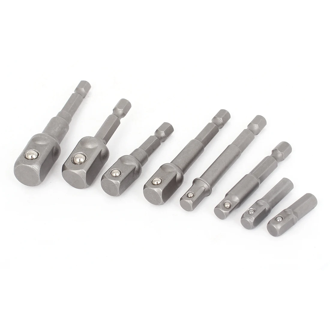 

8Pcs 1/4 3/8 1/2" Square Driver Hex Power Drill Bit Socket Extension Adapter