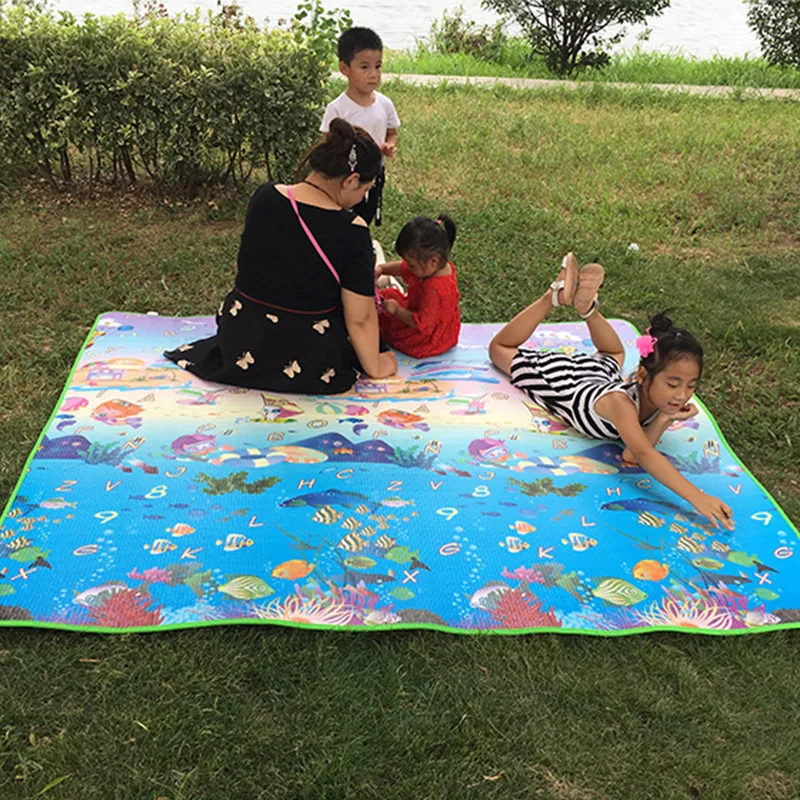 Ребенка ползать Puzzle играть в игры коврики для дома подушка дети Пикник Climb Pad мультфильм раннего образования игры