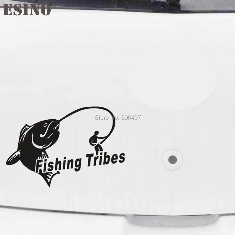 

Funny Creative Cartoon Animal Car Sticker Fishing Tribes Auto PVC Decal Car Accessories Decoration Decal Vinyl