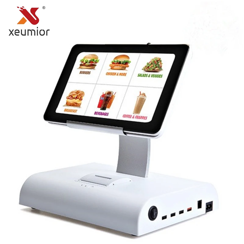 

10 Inch Touch Screen Android Tablet PC Cash Register POS System With Software Tablet POS Built-In Printer Support WIFI/Bluetooth
