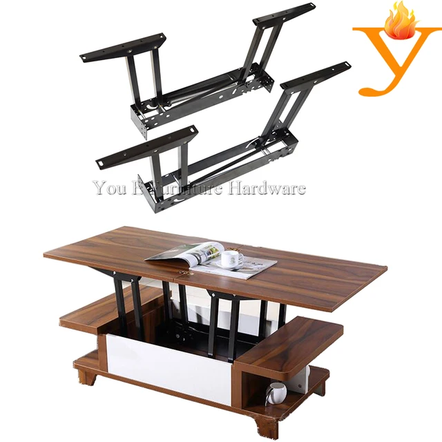 Lift Up Furniture Hardware Coffee Table Mechanism With Spring B09in