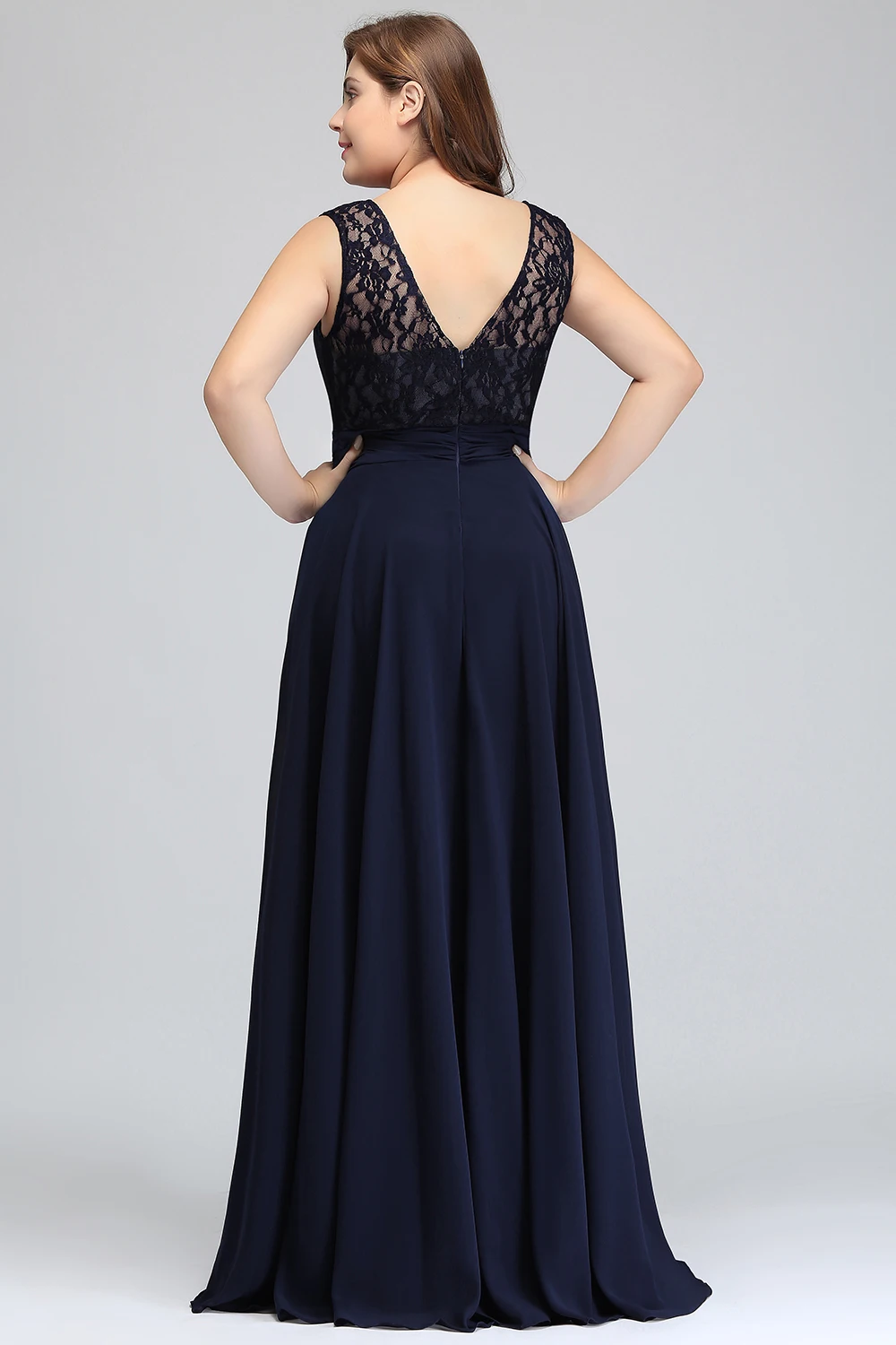 Vestido De Festa Longo Натурная фотография Большие размеры Вечерние платья Кружевное