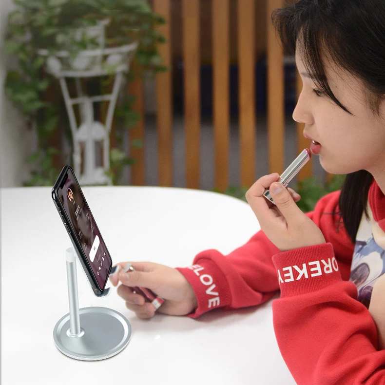Universal Aluminium Stand Desk Holder For Xiaomi Mobile Phone Holder For iPhone Metal Tablets Stand For ipad Microsoft surface (3)
