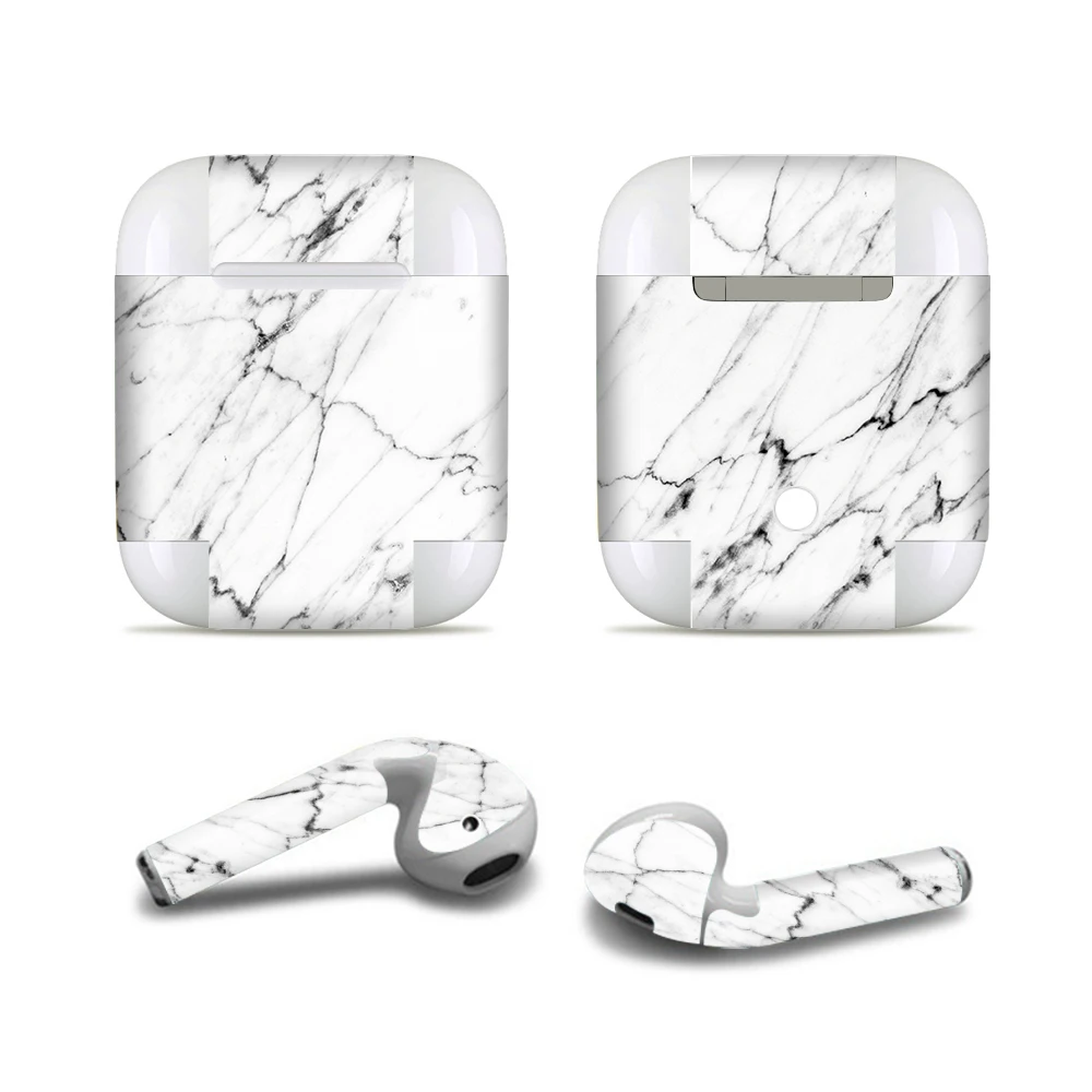 GOOYIYO-наклейка на наушники для Apple AirPods 1 2 и Проводная зарядная коробка, чехол, сделай сам, цветная виниловая наклейка на наушники, гарнитура, наклейка