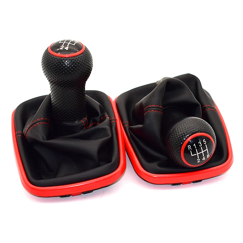 폭스바겐 VW 골프 4 IV MK4 GTI R32 보라 제타 5단 블랙 프레임 기어 변속 노브 레버 가이터 부트 1999-2004용 23mm