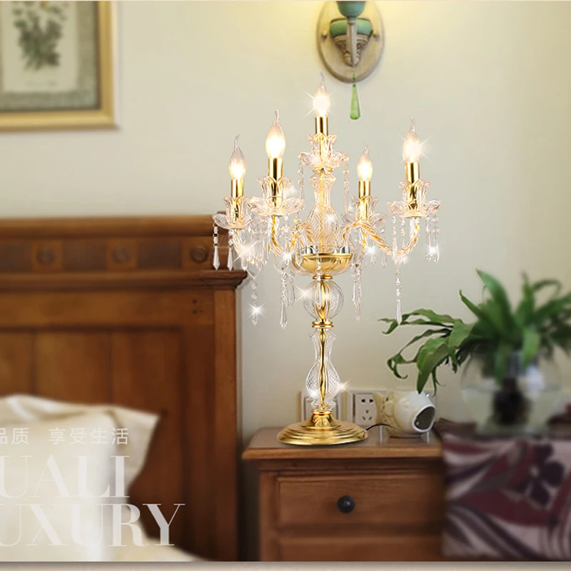 candle table lamp